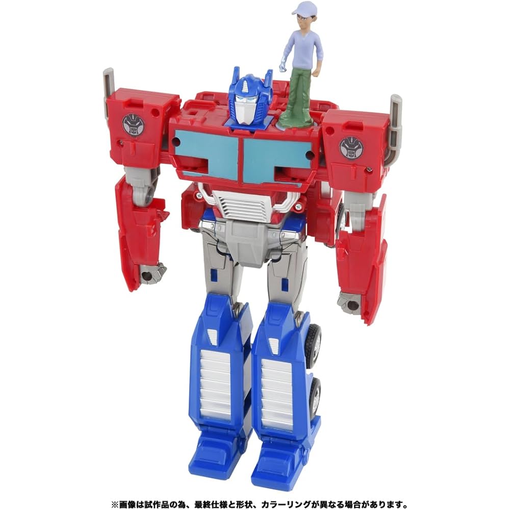 Takara Tomy Transformer ESC-01 Spin Changer Optimus Prime & Lobby Action Figures Set