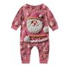 Matching Family Christmas Print Flannel Homewear Set Long-Sleeve Top And Pants