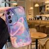 Phone Case: 2D Samsung Galaxy A34 A35 M05 M06 S20 S22 S21 FE Plus 5G Case, Pink and Purple Heart Planet, Christmas and Halloween Gift