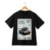 Batmobile Design Blueprint Printed T-shirt, Unisex Short-Sleeve Top