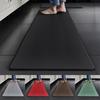 Thick PVC Leather Kitchen Floor Mat With Long Waterproof And Slip Foot Pad