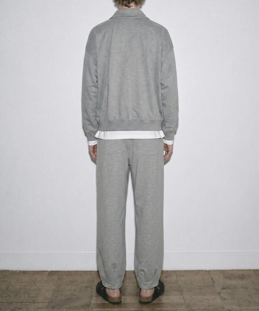 ZENSAI Volume Baggy Jersey Pants Gray