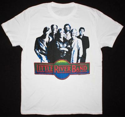 1984 Little River Band Мировой Тур Футболка Классическая Белая Унисекс S-5XL CM334 Унисекс Футболка