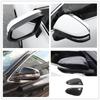 Хромированные накладки на зеркала заднего вида из АБС-пластика, козырьки от дождя, рамка-крышка для Toyota Harrier 2015 2016 2017 2018, аксессуары для стайлинга автомобиля