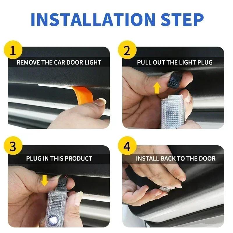 2 шт. Светодиодная приветственная подсветка двери автомобиля HD лазерная проекционная лампа для BMW M Performance M2 M3 M4 M5 M6 E46 E90 E60 F10 F30 E39 E36 F20 E87