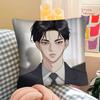 pc Korea MManhwa Lapel Pillow Case Fashion Square Pillowcase Bedroom Sofa Room Ins Decoration Leisure