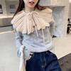 Knitted Wool Small Shawl Summer Outside With Air Conditioning Room Hanger Shoulder Shirt Women'S Scarf Fake Collar Doll Collar