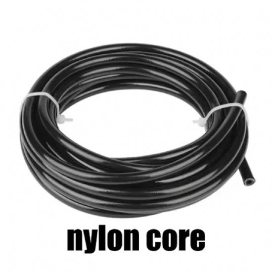 AN3 1M~10M Motorcycle Braided Stainless Steel Nylon Brake Pipe Line Hose Brake Line Gas Oil Fuel Tube Pipe Racing Brake Hose