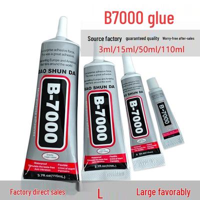 B7000 Прозрачный клей для страз и ткани с наконечником-иглой для изготовления ювелирных изделий и DIY-поделок