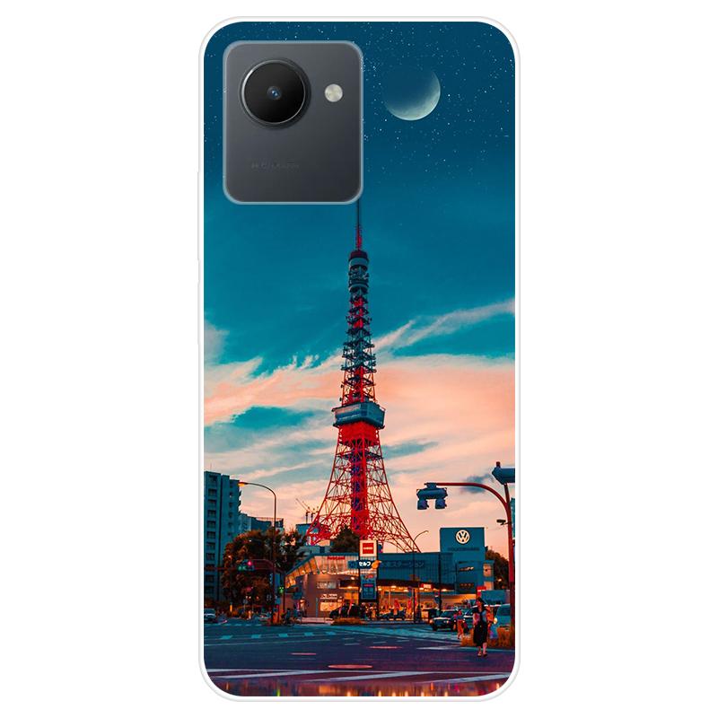 Для Realme C30S C 30S RealmeC30S чехол Мягкая силиконовая задняя крышка Чехол для телефона с рисунком из мультфильма Разнообразие