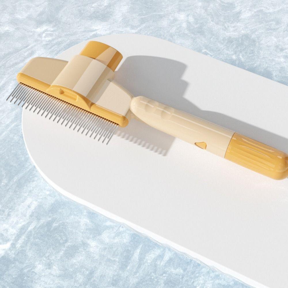 Самоочищающаяся расческа для шерсти домашних животных Плавающая расческа для шерсти для собак Товары для животных Расческа для кошек