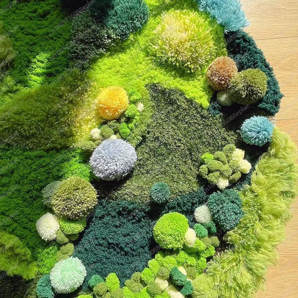 Moss carpet DIY creative hand-woven material package housewarming arrangement wedding gift birthday surprise