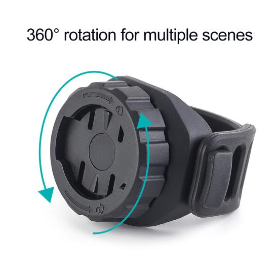 Крепление для велокомпьютера Garmin, вращающееся на 360 градусов, легкое, универсальное, для горного велосипеда, шоссейного велосипеда, держатель для компьютера на руль, аксессуары для велосипеда