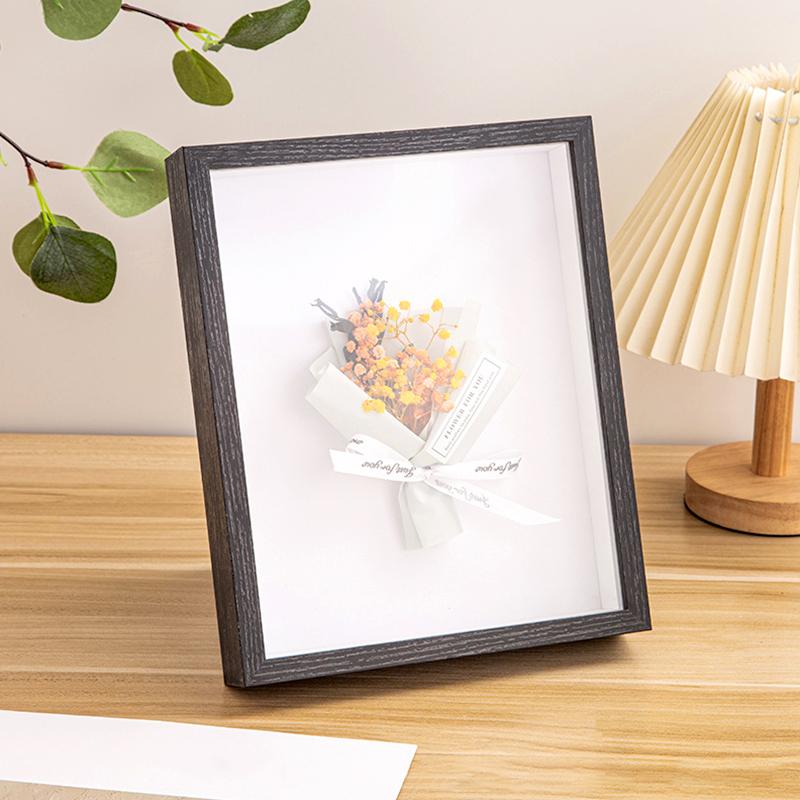 1 шт. полая 3 см ручная работа DIY сухоцвет хранение современная простая деревянная фоторамка художественный стиль украшение дома