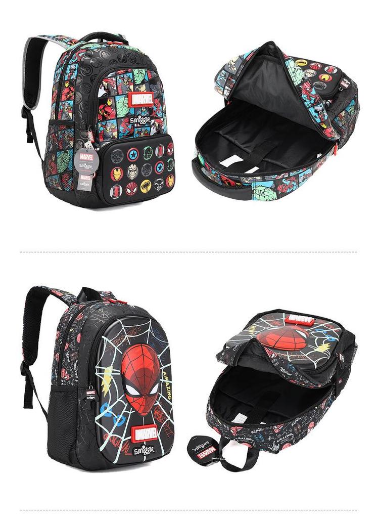 Smiggle Австралия Большой Мультяшный Школьный Рюкзак - Водоотталкивающая, Вместительная Детская Сумка
