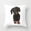 Чехол для подушки с изображением таксы, детский подарок, 45x45 см, милые подушки с изображением собак, животных, щенков, чехлы для подушек с изображением колбасы, наволочки на заказ