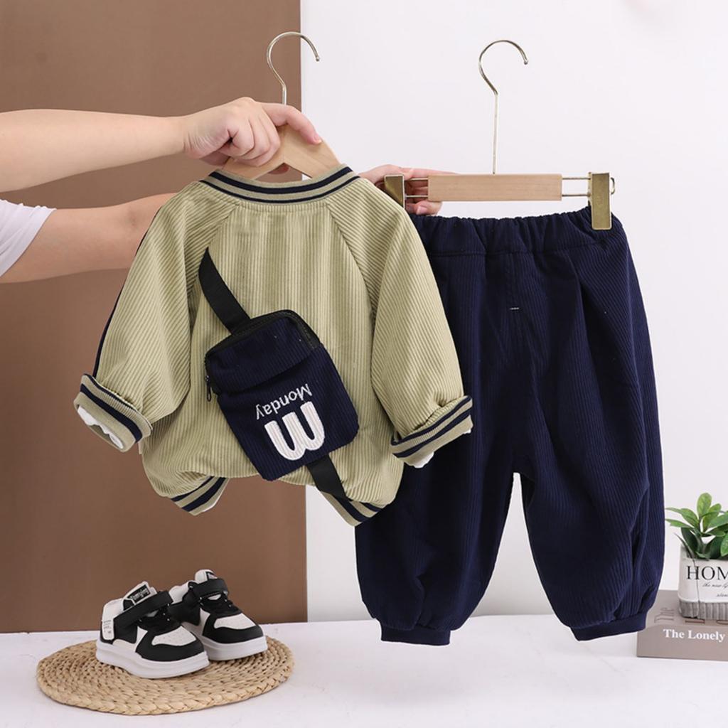 Детский повседневный комплект с длинным рукавом, удобные наряды для повседневной носки