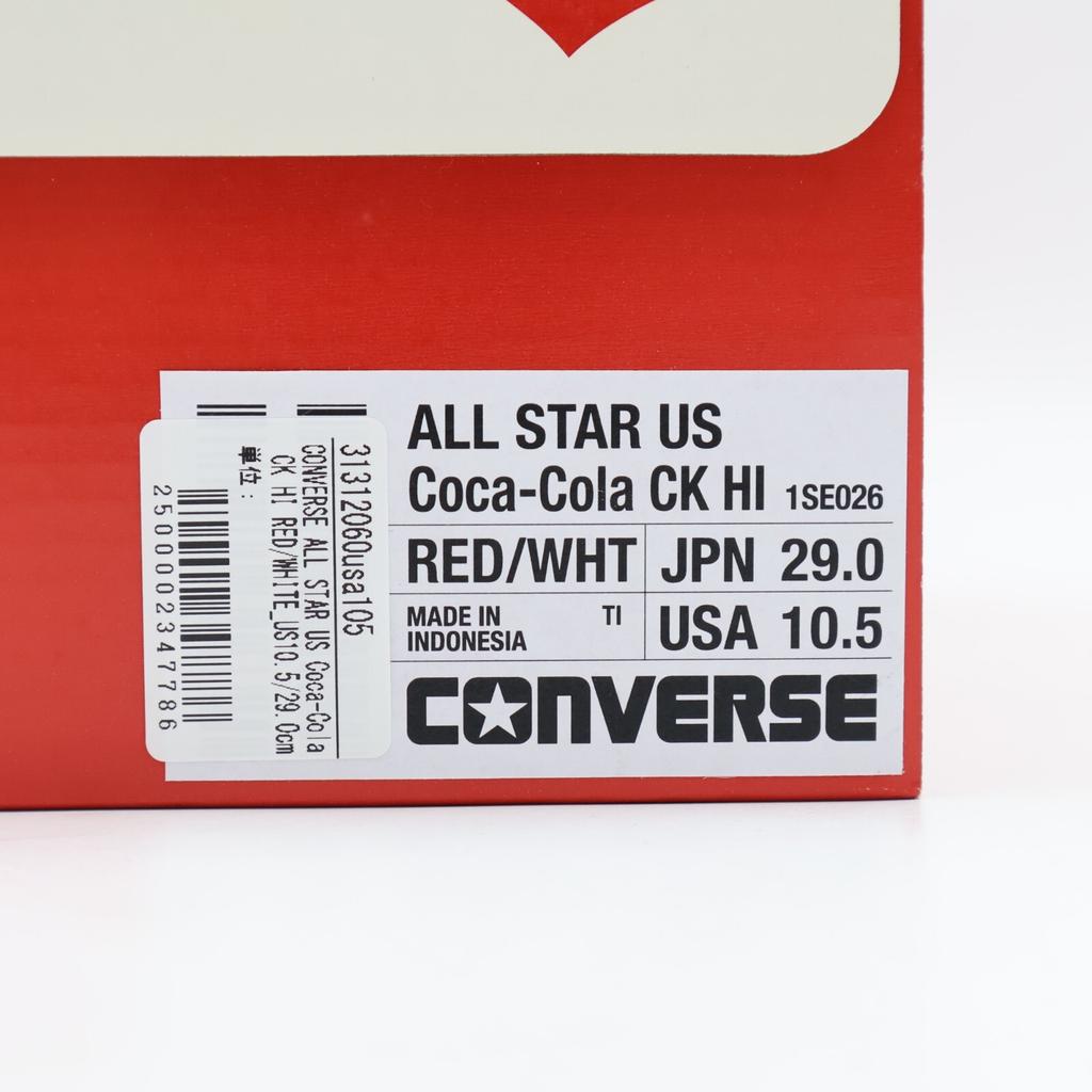 31312060 Coca-Cola Converse All Star US CK Hi Красный Белый (Мужской)