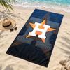 Houston Astros Microfiber Beach Towel Quick Dry Sand Free Lightweight Beach Towels for Travel Swimming Camping