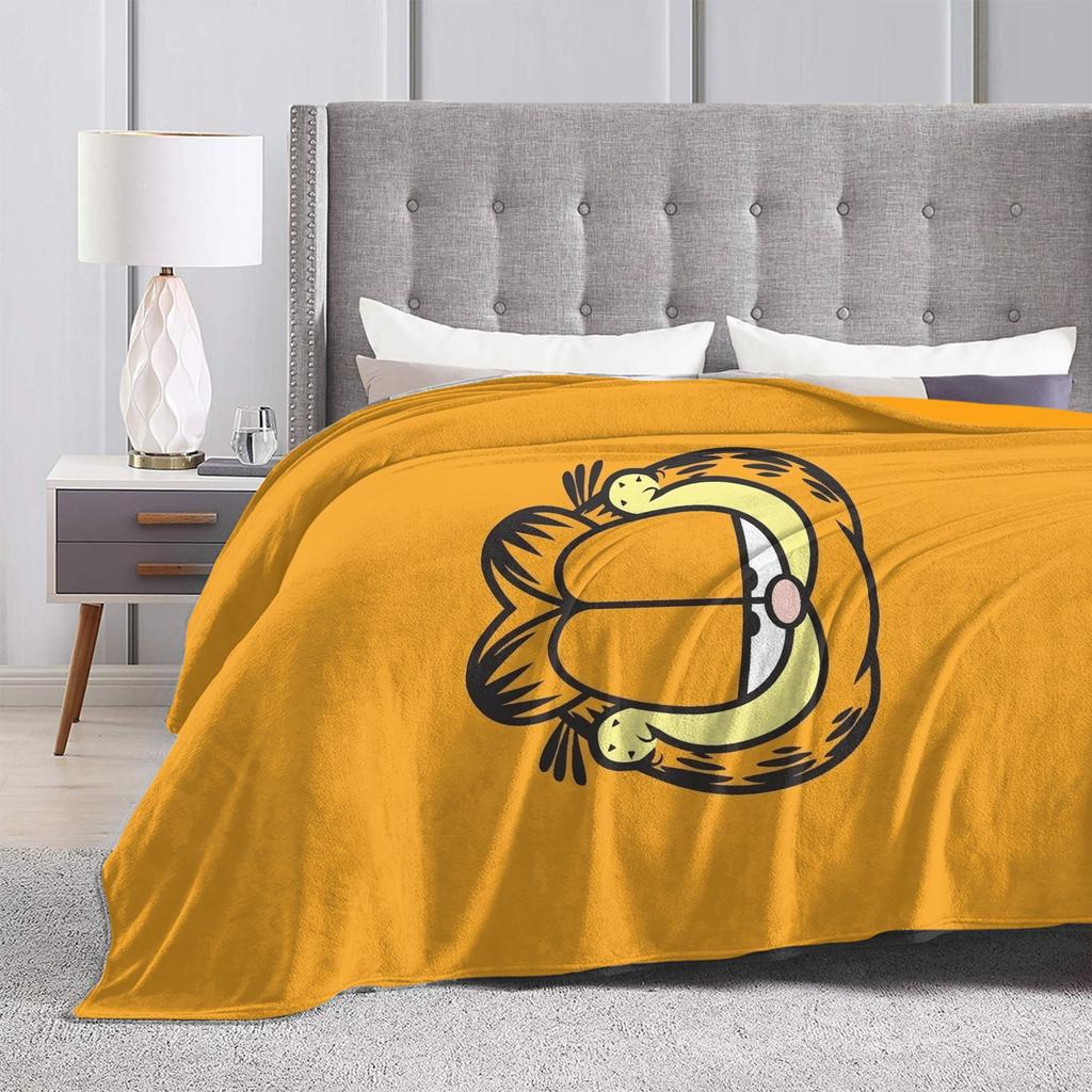 G-Garfields Blanket  Soft Novelty Plush Throw Blanket For Children Living Room Flannel Bedspread Bed Cover