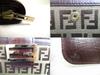 Authentic FENDI Zucca Canvas Brown Leather Bifold Wallet Compact Wallet #a466  Open box