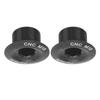 2Pcs Mountain Bike Crank Arm Fixing Bolts Bicycle Aluminum Alloy Crank Cover Screw CapM18 Black