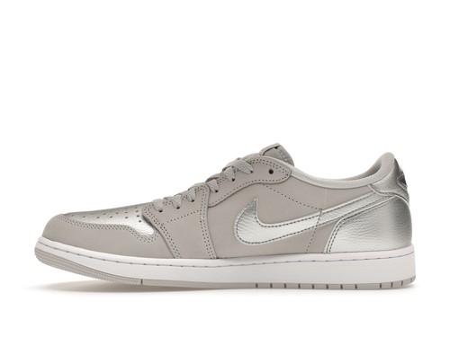 Air Jordan 1 Retro OG Low Металлический Серебристый - CZ0790-002