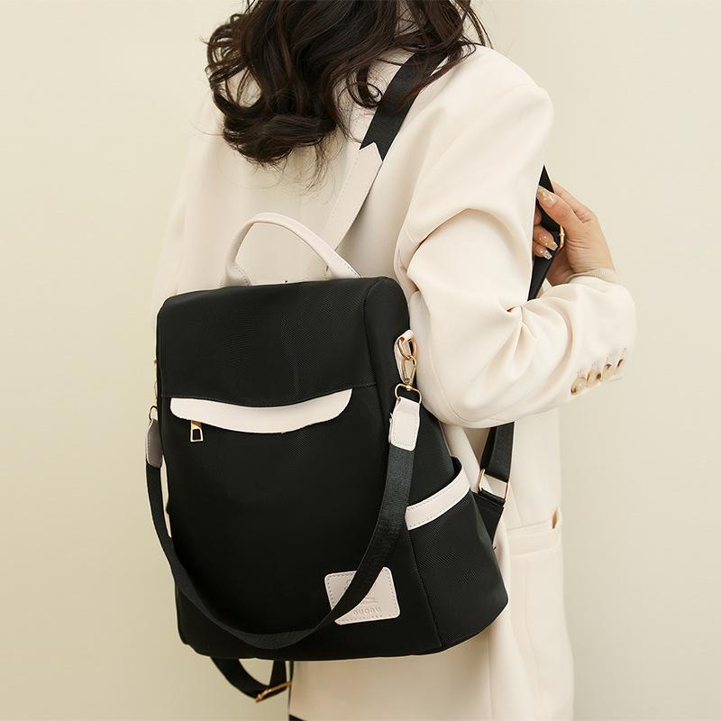 Nylon Backpack Women's Bag Large Capacity Women's Backpack Mummy Bag Schoolbag