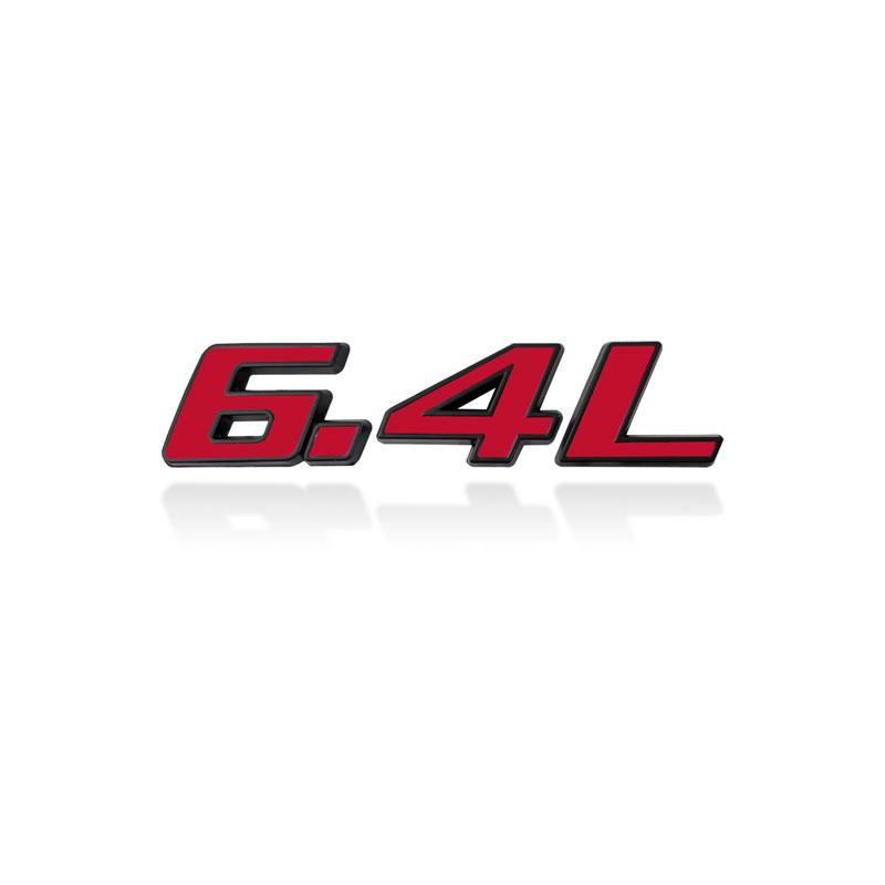 1Pc Metal 3D Car Sticker 392 345 6.4L Emblem Car Fender Side Sticker Rear Trunk Bumper Tail Sticker For Hemi Charger Challenge