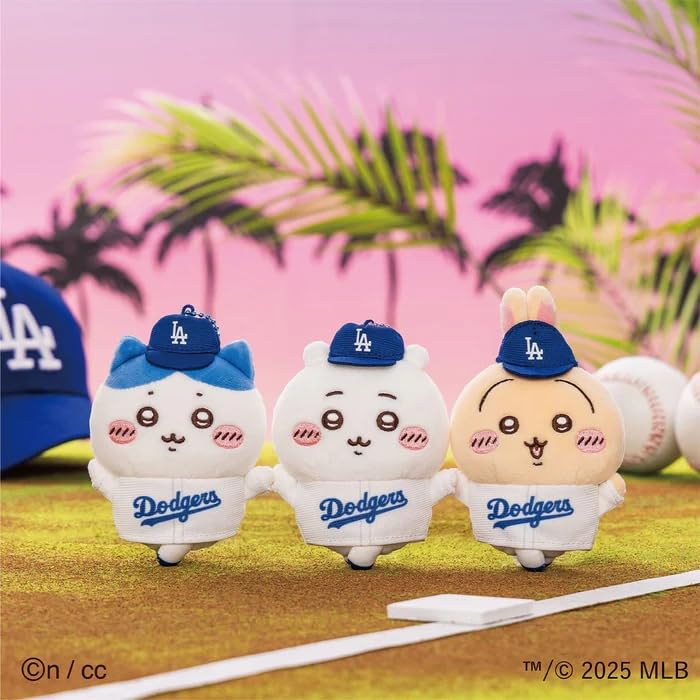 Chiikawa Major League Baseball Tokyo Series Mascot Plush Rabbit Dodgers