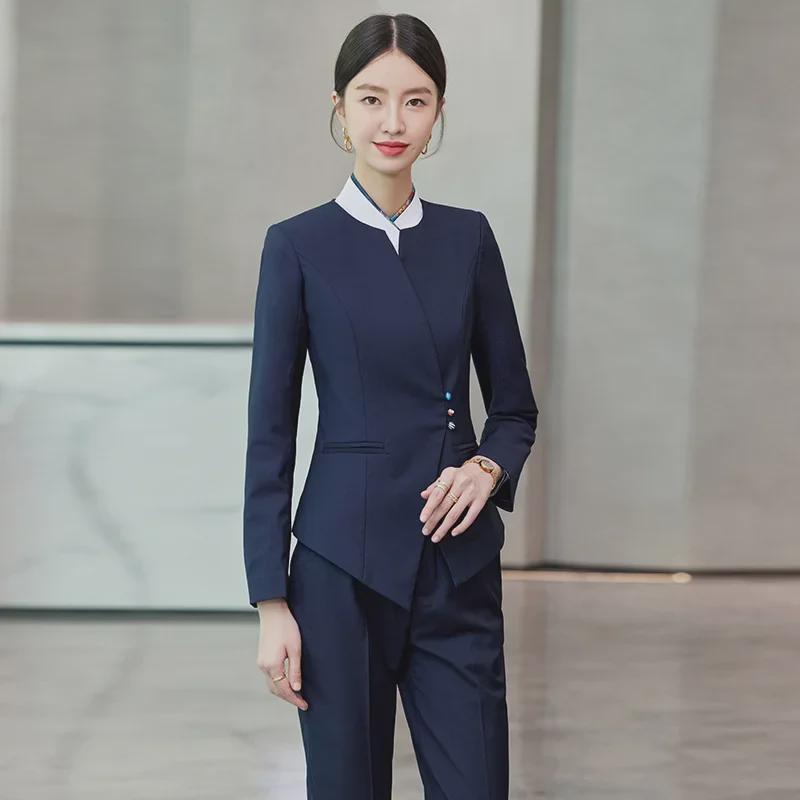 Костюм с длинными рукавами для приема гостей и кейтеринга на осень/зиму