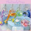 Ocean Tank Fish Keyring With Seals Turtles Seahorses Design For Lovers Aquarium