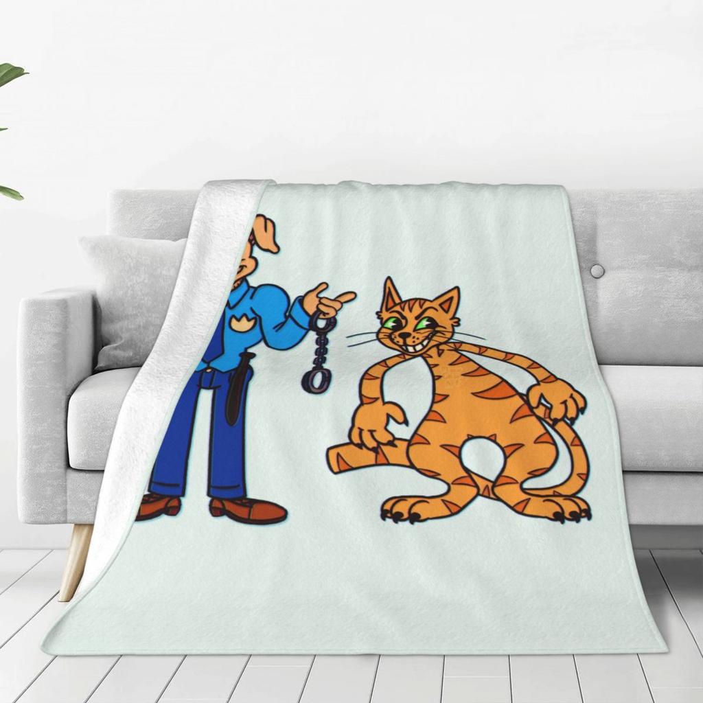 Custom Dogs Wallpaper Blanket Soft Fleece Autumn Warm Flannel Funny Manga Cartoon Throw Blankets For Sofa Travel Bedding Quilt
