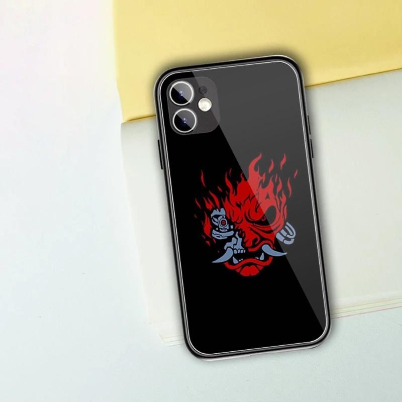 Чехол для телефона Samurai Mask для iPhone 14 13 12 11 XS X 8 7 6 Plus Mini Pro Max SE 2022 черный чехол для телефона из поликарбоната и термополиуретана