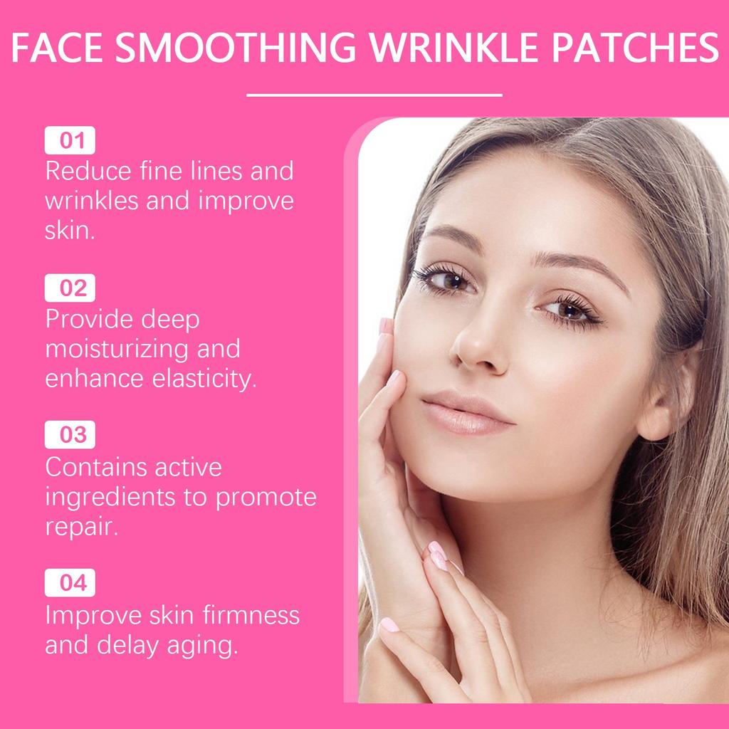 Facial Anti-Wrinkle Patches: Face And Forehead Wrinkle Patches Whole Face Wrinkle Patches To Reduce Fine Wrinkles Frown And Smile Lines