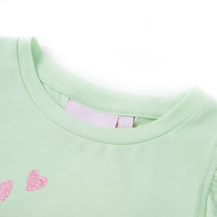 T-shirt enfants avec manches à volants 92/104/116/128/140