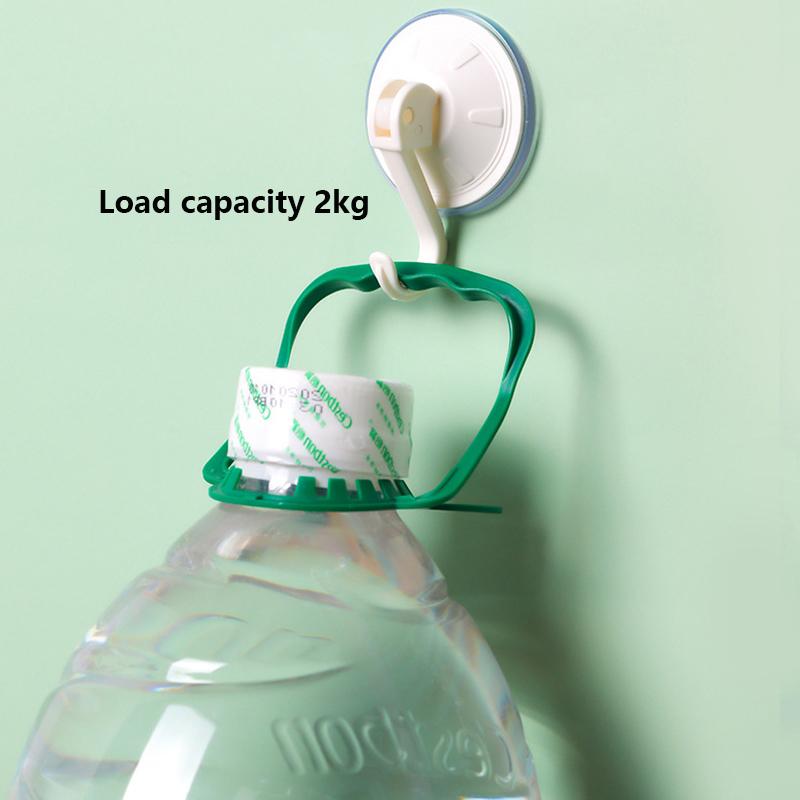 2 шт. Крючок-присоска многоразовый настенный вакуумный бесследный присоска пластиковый крючок для туалета ванной комнаты настенный крючок без проколов