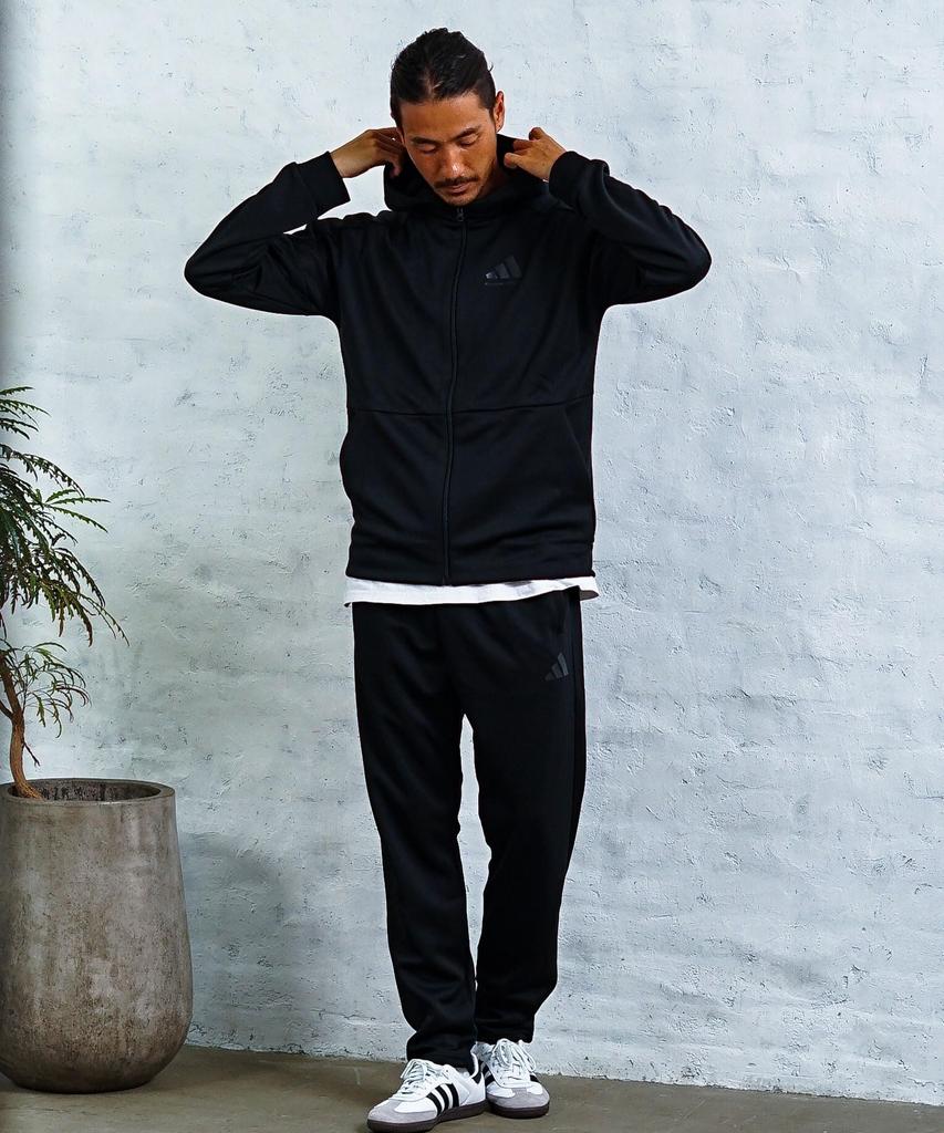 Adidas Combat Sports Аутентичный спортивный костюм Унисекс TR-74 Мужской (Размер M, Черный/Черный)