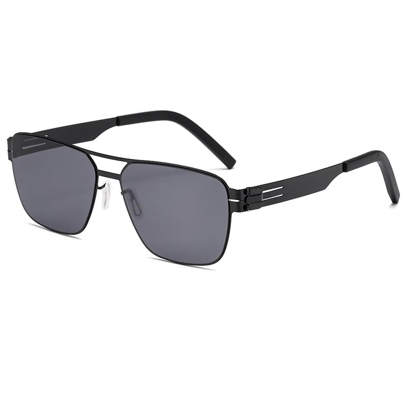 ELIAS-1 Germany Design Sunglasses Men Ultralight Stainless Biological Steel Classic Sunglass Women Outdoor Driving Sun Glasses