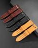 Двухрядный ремешок для часов из натуральной кожи для Luminox 1879 1920 1921 1925 1927 кожаный ремешок 26мм мужской Наручный браслет