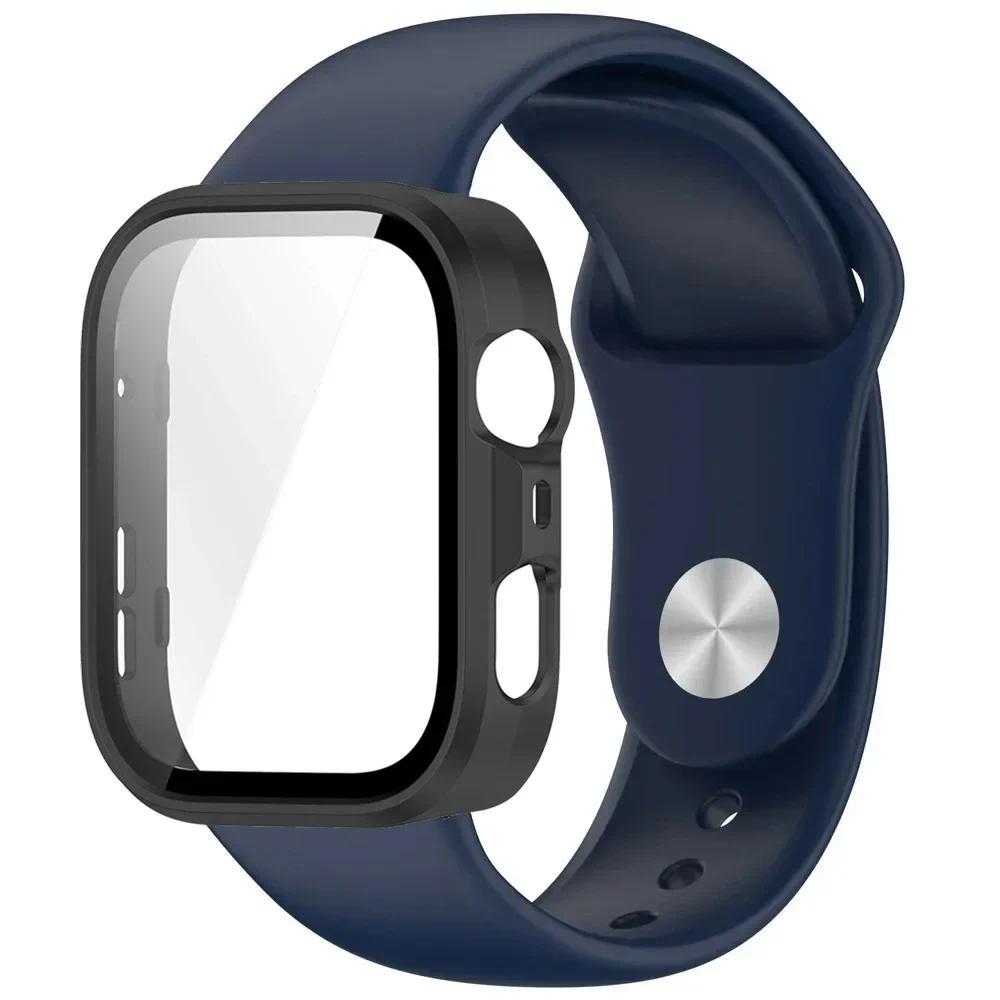 Для Huawei Watch Fit 3 Fit 4 Fit 4 Pro PC-кейс с силиконовым ремешком Спортивный браслет Интегрированная защитная крышка Комплект для замены