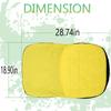 LP92334 Adjustable Tractor Cushioned Seat Cover Waterproof Comfortable Wearresistant Supportive for Extended Farming Use