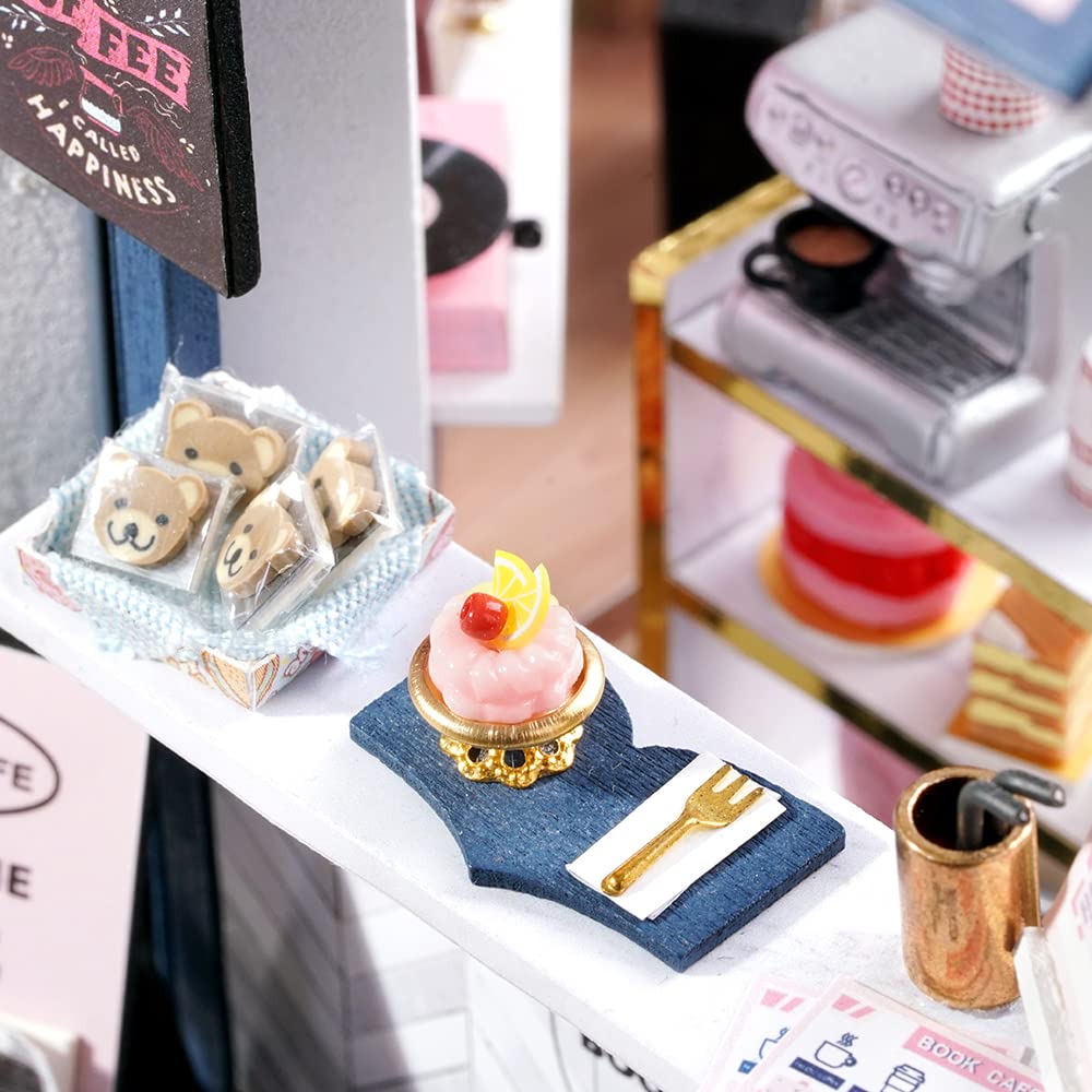 Кукольный домик Набор для ручной работы Миниатюрное Книжное кафе BOOK CAFE (t-ФРИК)