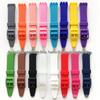 Силиконовый сменный ремешок для часов Swatch - 17/19 мм, Разноцветные варианты