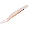 Eyelashes Tweezer False Lash Application Curved Stainless Steel Eyelash Extension Auxiliary Clip