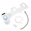 Fresh Cold Water Spray NonElectric Mechanical Adjustable Angle Bidet Toilet Seat Attachment