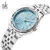 SHENGKE Fashion Design Ladies Watches Top Luxury Women's Quartz Wristwatches Best Gifts Clock for Wife,Family,Friend