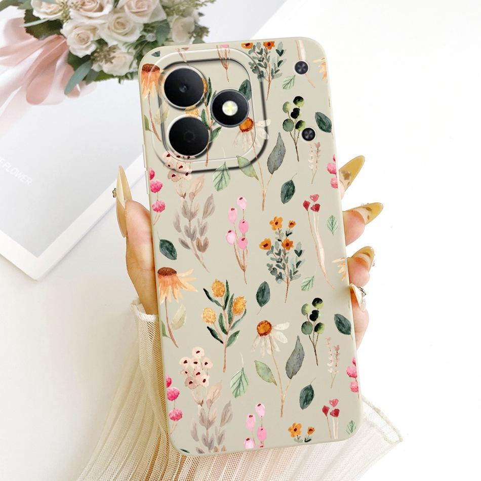 For Realme Note 80 RMX5388 Cute Cat Flower Cartoon Phone Case For Realme Note80 4G Soft Silicone Covers Bumpers