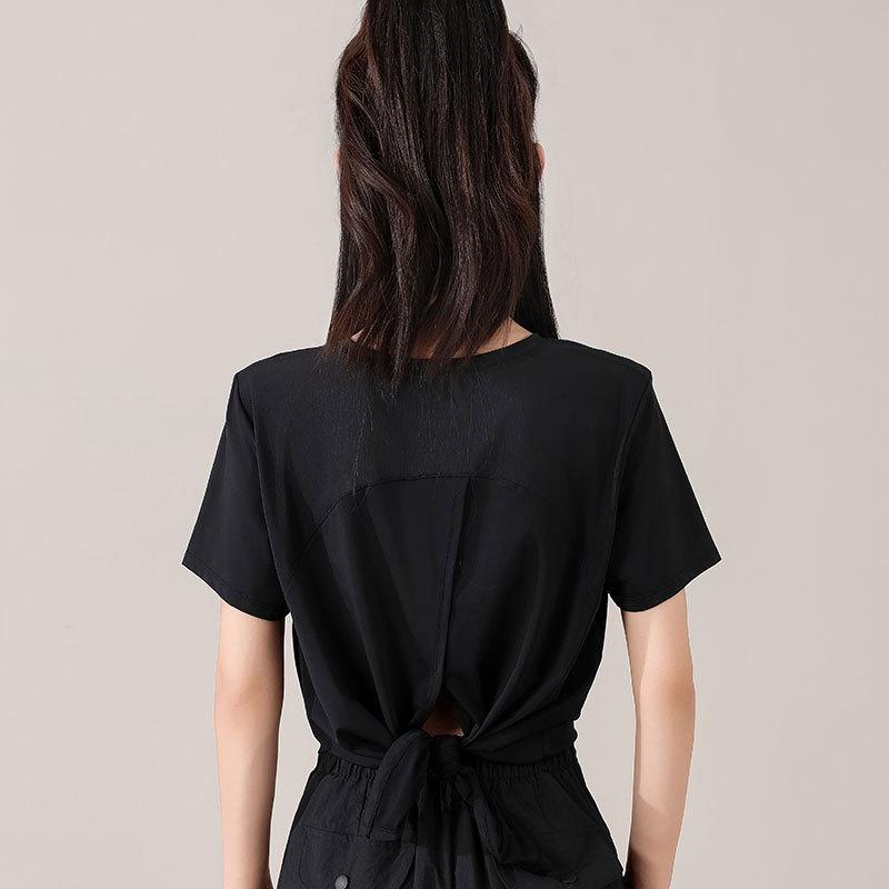 Женский летний комплект спортивной одежды быстросохнущий для бега, бадминтона, тенниса, йоги - юбка и топ маленьких размеров