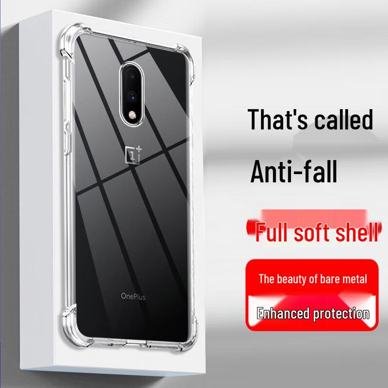 Противоударный прозрачный чехол из мягкого ТПУ для OnePlus 12-7T Pro RT